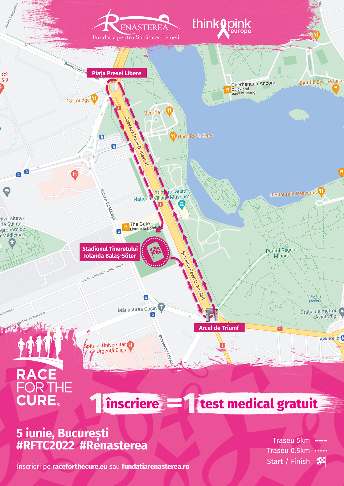 Traseu Race for the Cure 2022